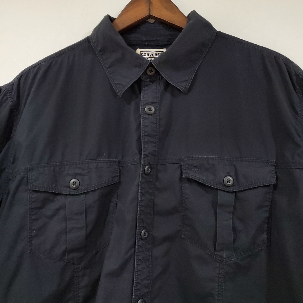 Converse Button Shirt Men's Size XL - Picture 2 of 10